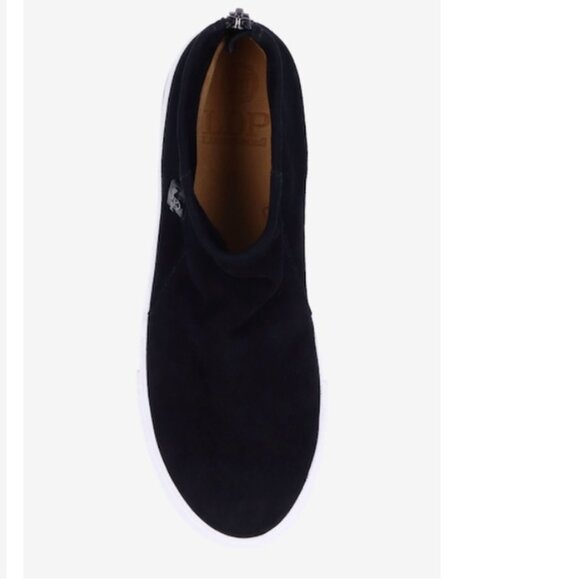 NEW L'AMOUR DES PIEDS Suede Kaila Comfort women Sneaker Booties in black 725 6m3 - Picture 9 of 9